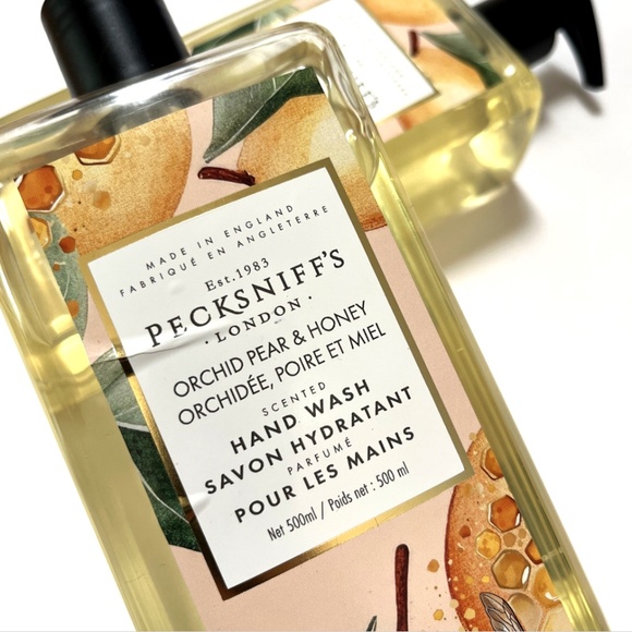 Pecksniff’s London Orchid Pear & Honey Hand Wash Jumbo 2-Pack 500ml Each NWT - Picture 3 of 3